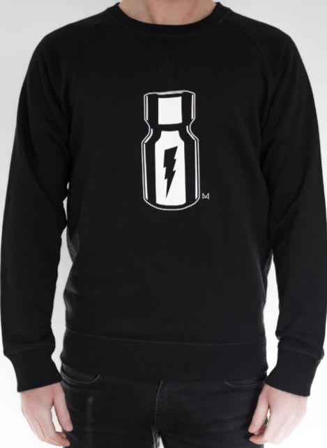 Master of the House Poppers Sweater Grey Extra Large