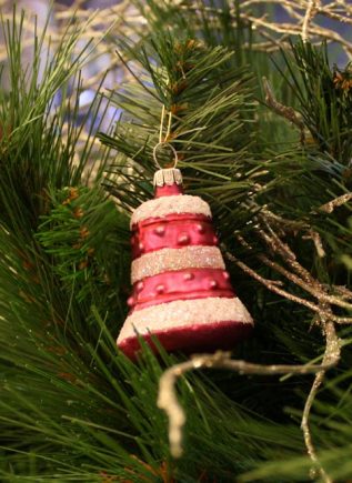 Haberland Pink Bell Christmas Ornament - 7