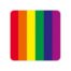 Dean Morris Coaster Rainbow