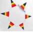 Bunting Rainbow Triangle 19 x 30 cm
