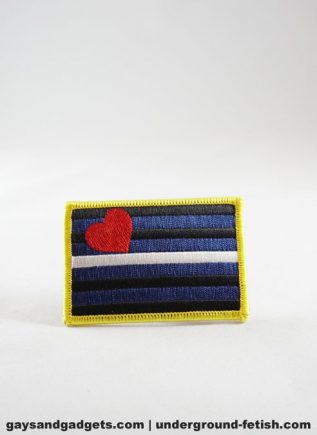 Sew on Leather Pride Patch