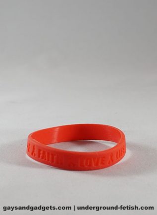 Aids Awareness Silicone Bracelet