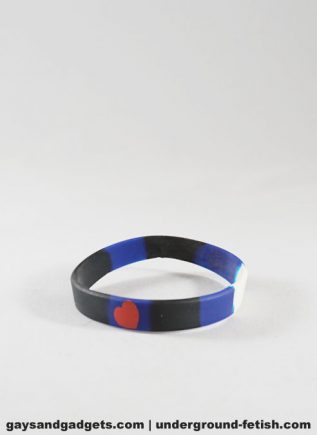 Leather Pride Silicone Bracelet