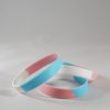 Trans Pride Silicone Bracelet Tie-Dye Small