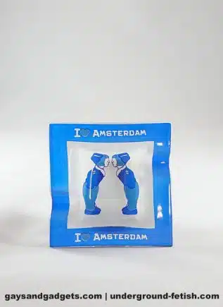 Kissing Farmer Boys Ashtray Small