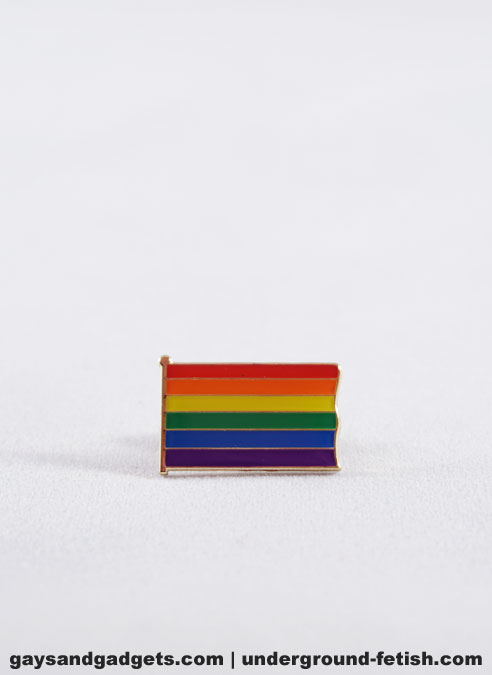 Pride Pin Rainbow Flag Rectangle
