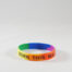 Rainbow Silicone Bracelet Tie-Dye Born this Way
