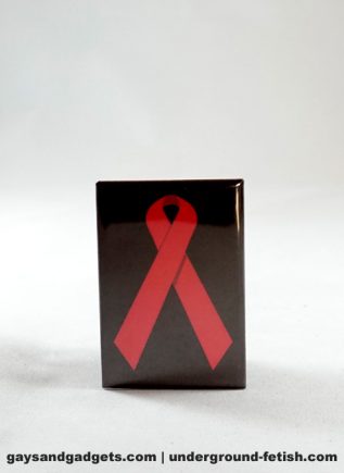Magnet Red Ribbon Black