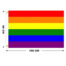Rainbow Flag Printed 90 x 150 cm