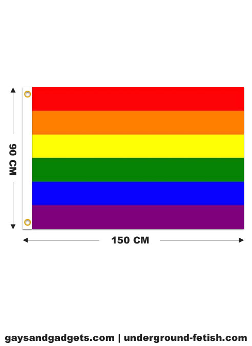 Rainbow Flag Printed 90 x 150 cm