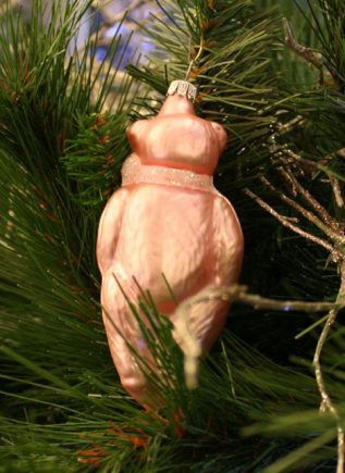 Haberland Pastel Pink Bear Christmas Ornament - 3