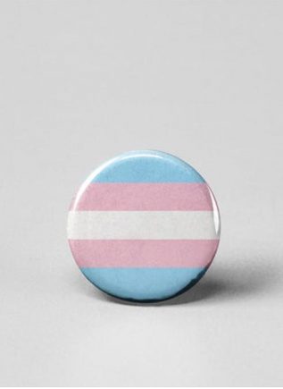 Button Small Transgender Flag