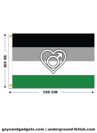 Flag Androphilia Pride Printed 90 x 150 cm