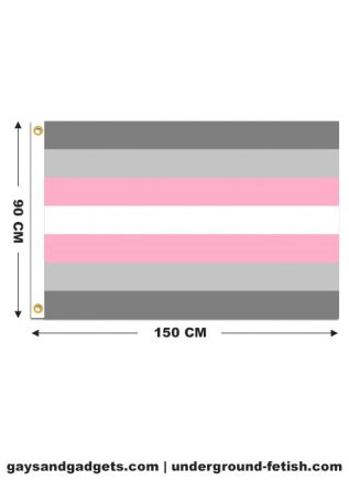 Flag Demigirl Pride Printed 90 x 150 cm