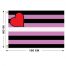 Flag Leather Girl Pride Printed 90 x 150 cm