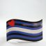 Pride Sticker Leather Pride Waving Flag
