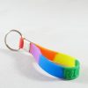 Pride Silicone Rainbow Keyring
