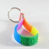 Pride Silicone Rainbow Keyring