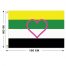 Flag Skoliosexual Pride Printed 90 x 150 cm