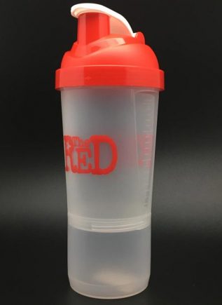 The Red Lube Shaker with Compartment