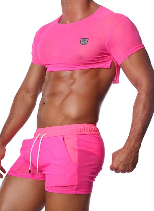 neon pink van