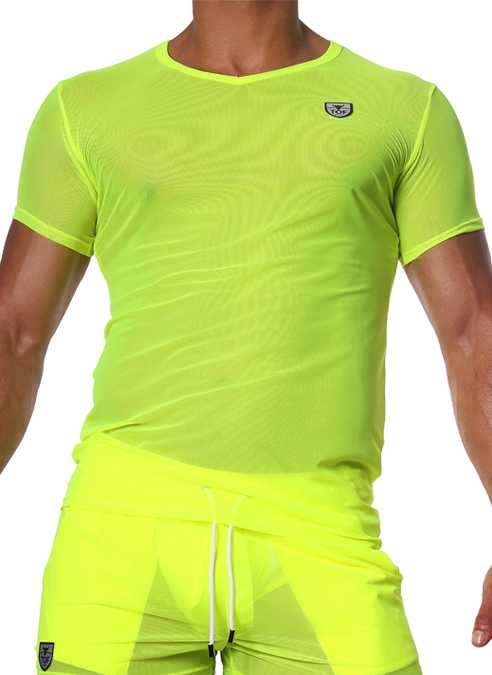 neon green designer shirt