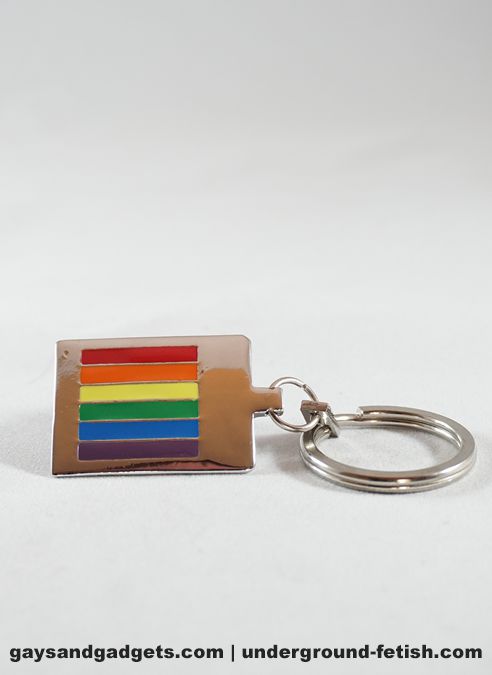 Key Ring Rainbow Flag