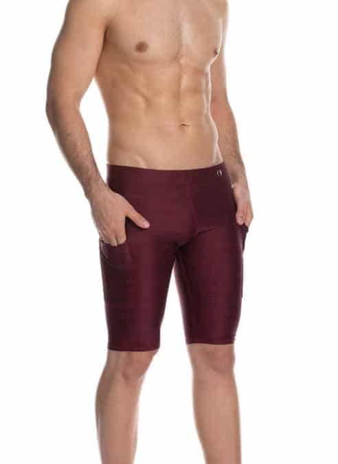 Gigo Pockcell Short Leggings Wine Red 