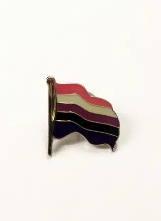 Pride Pin Wavy Genderfluid Flag