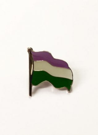 Pride Pin Wavy Genderqueer Flag