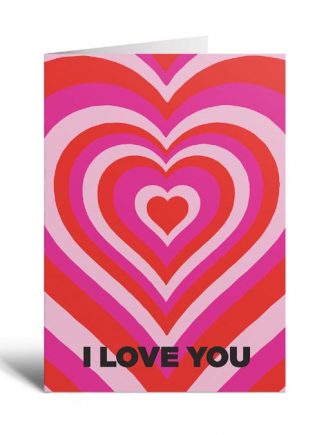 Studio Soph Card I Love You Pink