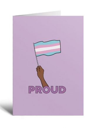 Studio Soph Card Proud Flag Trans