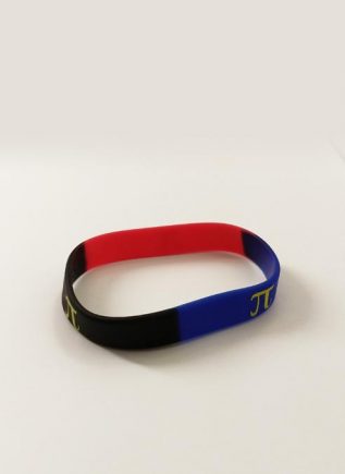 Polyamory Pride Silicone Bracelet Tie-Dye