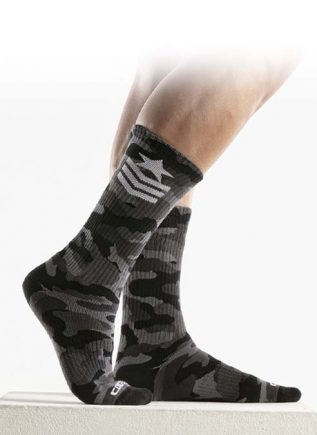 CODE 22 Military Socks Grey Camo One Size