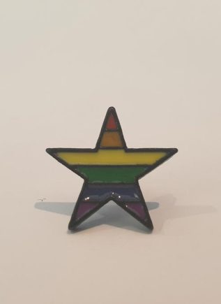 Pride Pin Rainbow Star