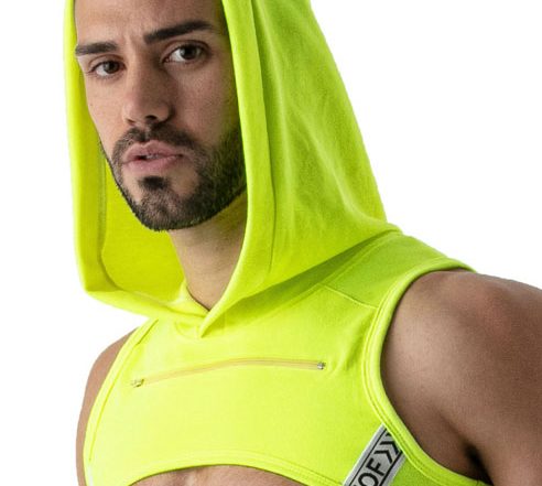 ToF Paris Neon Hoody Harness Yellow Small