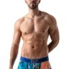ToF Paris Tie Dye XL Push-up Boxers Blue Medium