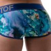 ToF Paris Tie Dye XL Push-up Boxers Blue Medium