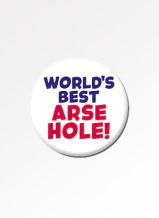Button World's Best Arsehole