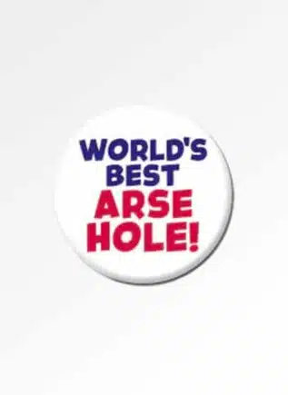 Button World's Best Arsehole
