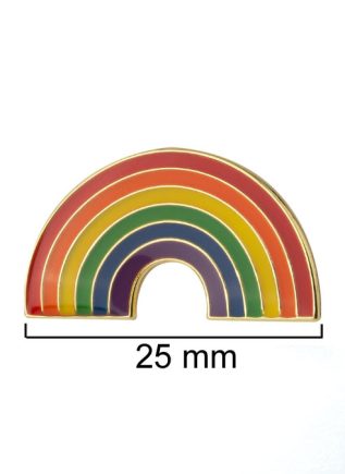 Pride Pin Rainbow Shape