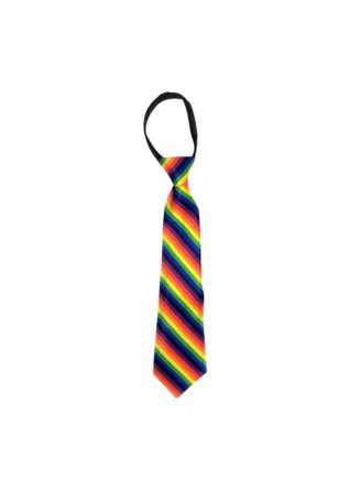Rainbow Tie with Zipper