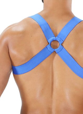 ToF Paris Fetish Harness Blue Extra small/Small