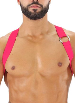 ToF Paris Party Boy Harness Neon Pink Medium/Large