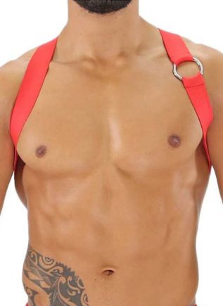 ToF Paris Party Boy Harness Red Extra large/XXL