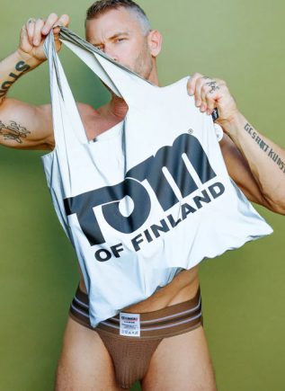 Tom of Finland Logo Reflective Tote