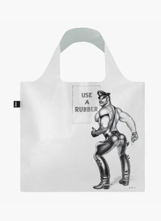 Tom of Finland Use a Rubber Milky Transparant Tote