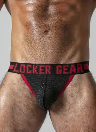 Locker Gear Push It Jockstrap Red Small