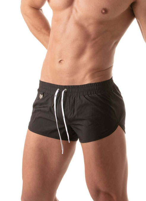 Mens black on sale swim shorts