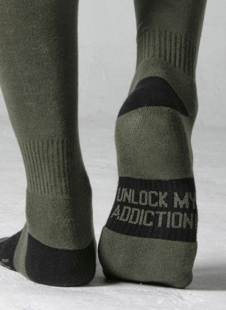 Locker Gear Knee High Socks Khaki